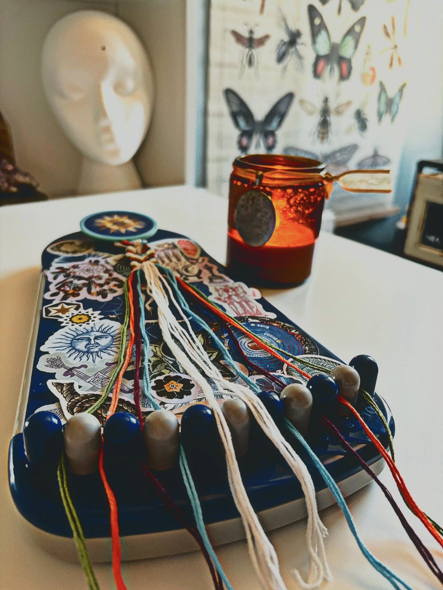 ritual candles and occult tools