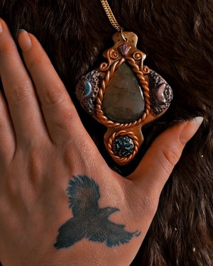 key to the crossroads | jewelry pendant