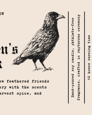 raven's rook | 10 oz ritual candle