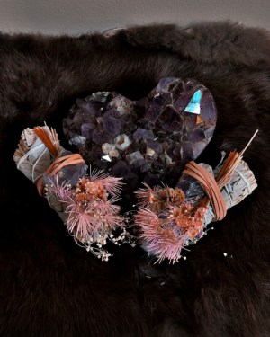 purple cleanse | smudge bundle