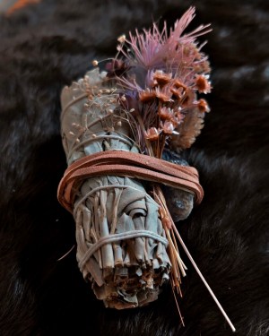 purple cleanse | smudge bundle