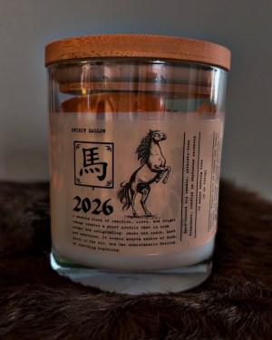 2026 fire horse | 10 oz ritual candle