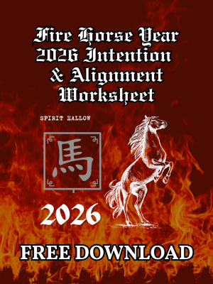 entering the fire horse year: a 2026 intention worksheet