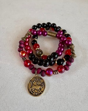 aries | tri stack bracelet set