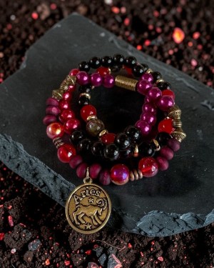 aries | tri stack bracelet set
