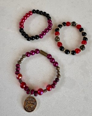 aries | tri stack bracelet set