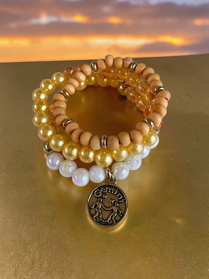 gemini | tri stack bracelet set gemini | tri stack bracelet set