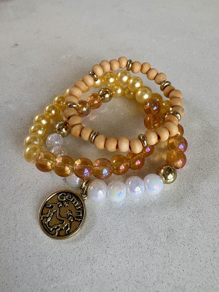 gemini | tri stack bracelet set gemini | tri stack bracelet set