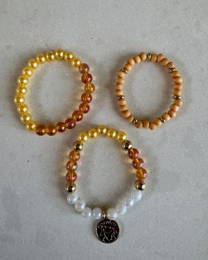 gemini | tri stack bracelet set