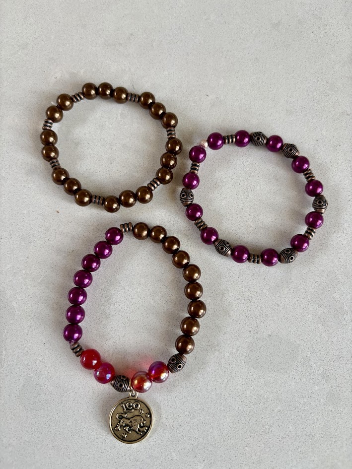 leo | tri stack bracelet set leo | tri stack bracelet set