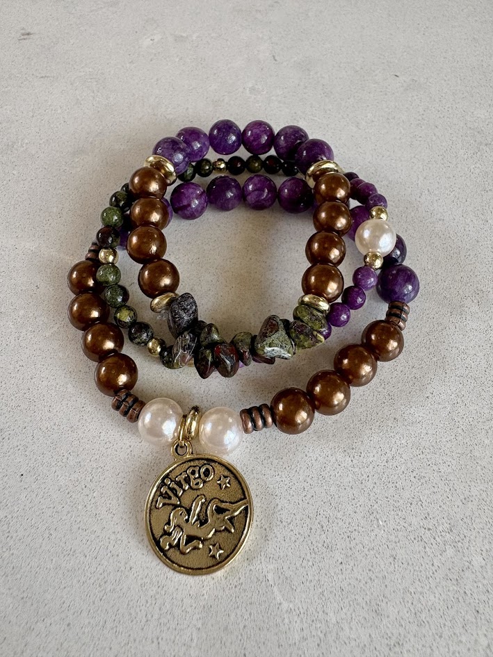 virgo | tri stack bracelet set virgo | tri stack bracelet set