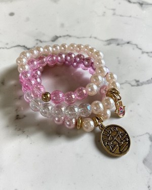 libra | tri stack bracelet set