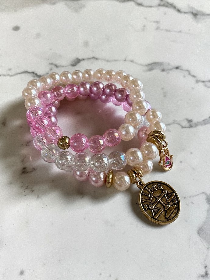 libra | tri stack bracelet set libra | tri stack bracelet set