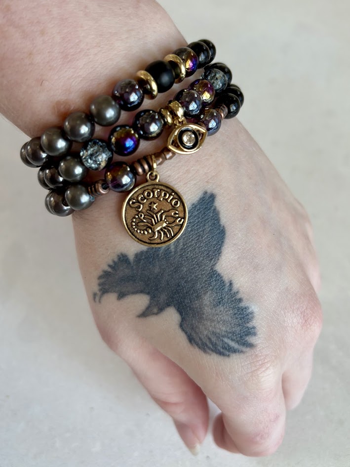 scorpio | tri stack bracelet set scorpio | tri stack bracelet set