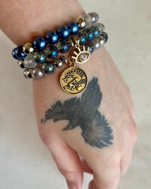 aquarius | tri stack bracelet set