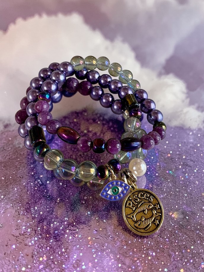 pisces | tri stack bracelet set pisces | tri stack bracelet set