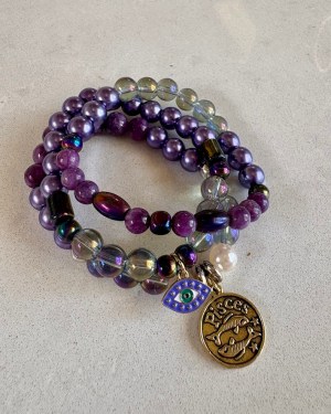 pisces | tri stack bracelet set