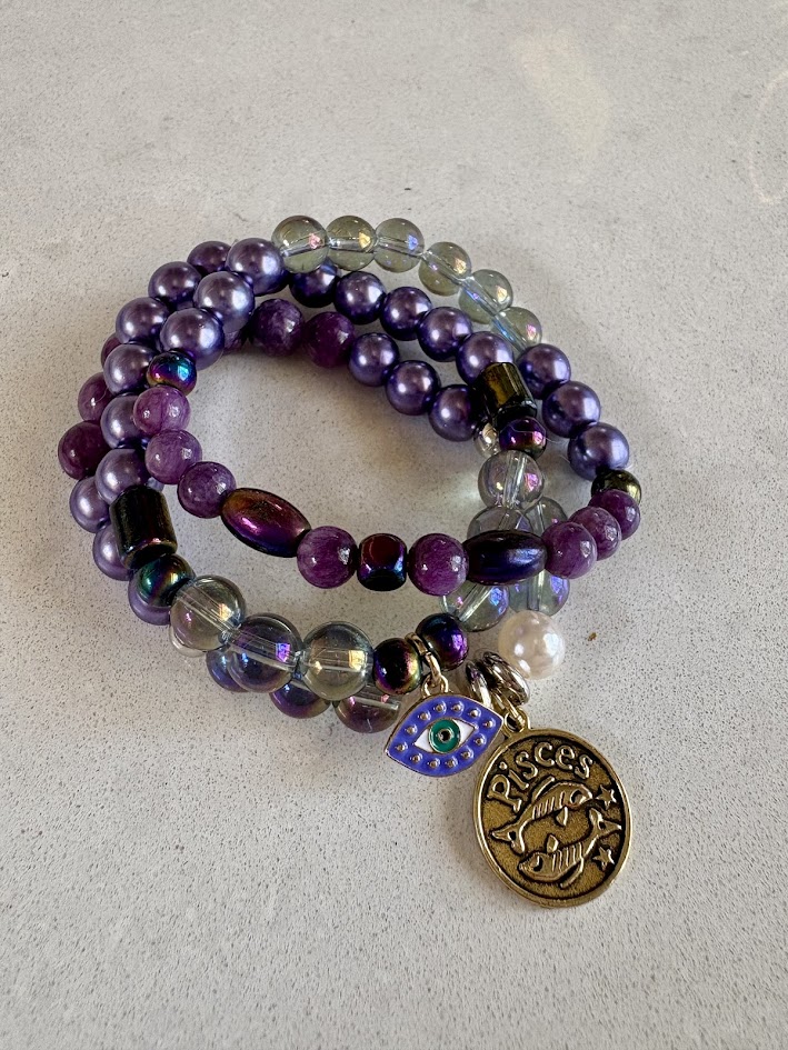 pisces | tri stack bracelet set pisces | tri stack bracelet set