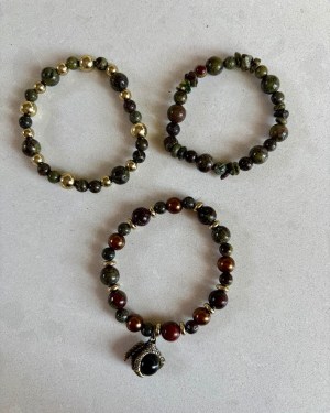 dragon | tri stack bracelet set