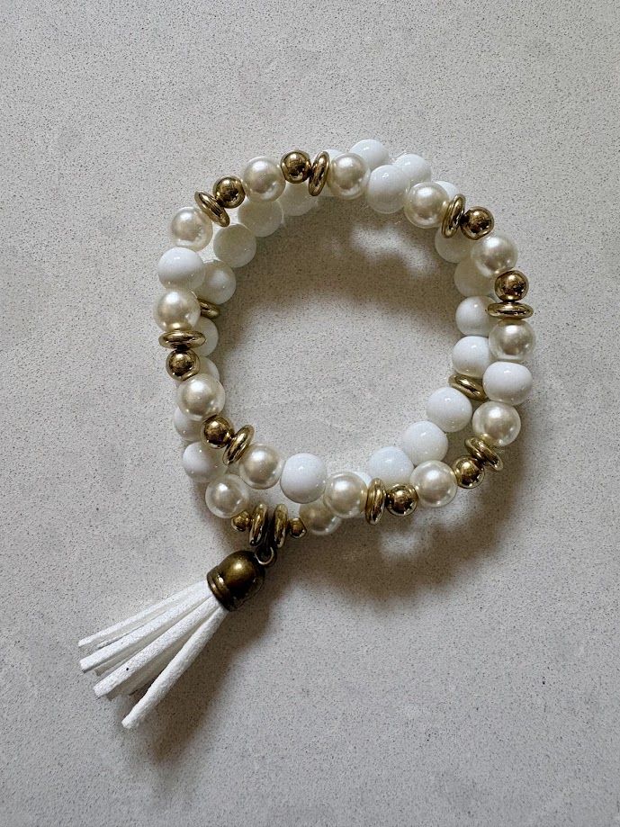 peace — double stack bracelet set peace — double stack bracelet set