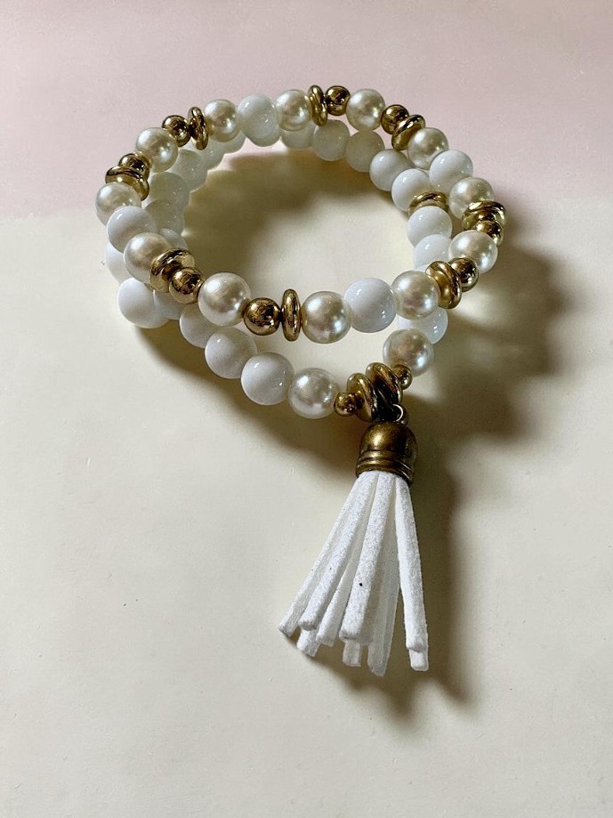 peace — double stack bracelet set peace — double stack bracelet set