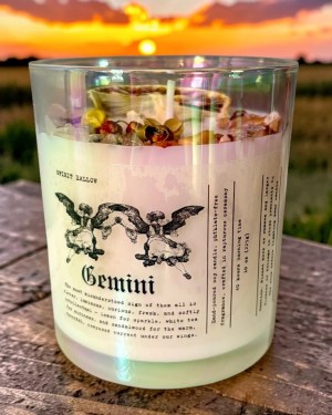 gemini — 10 oz ritual candle
