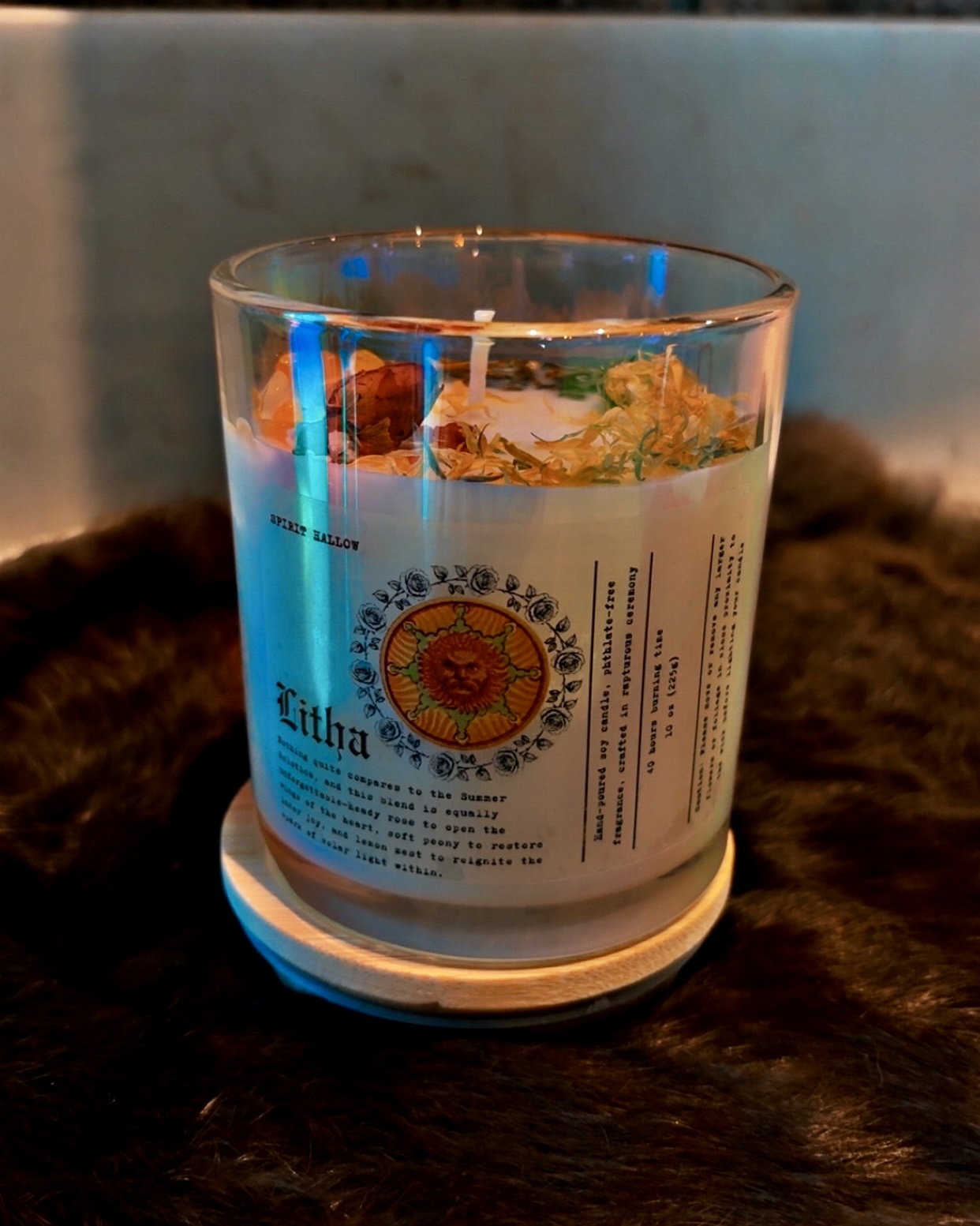 litha | 10 oz ritual candle litha | 10 oz ritual candle