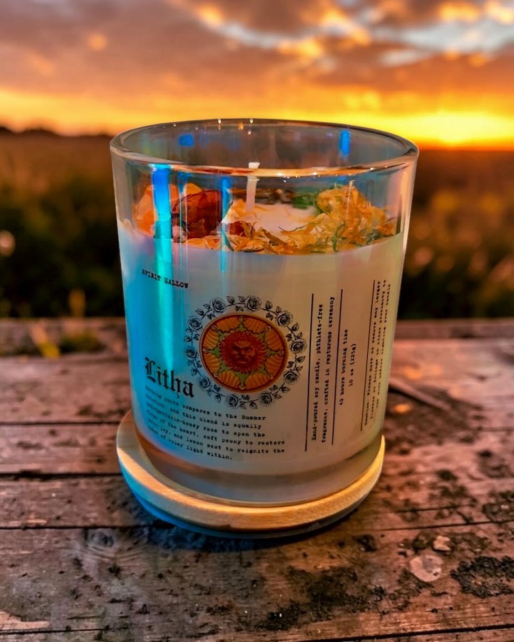 litha | 10 oz ritual candle litha | 10 oz ritual candle